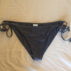 L*Space Grey Bikini Tie Side Bottoms Small